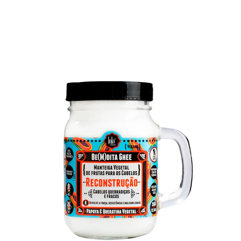 Lola from Rio Be(M)Dita Ghee Maschera Ricostruttiva Papaia e Cheratina Vegetale 350 GR