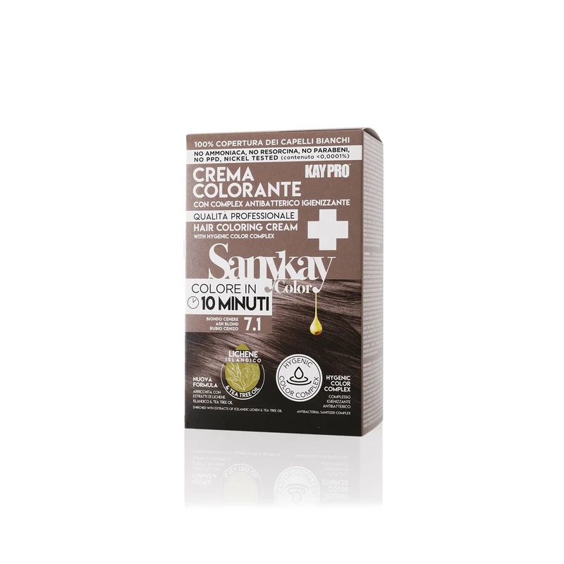 Kepro Sanykay Color No Ammoniaca - 7.1 Biondo Cenere