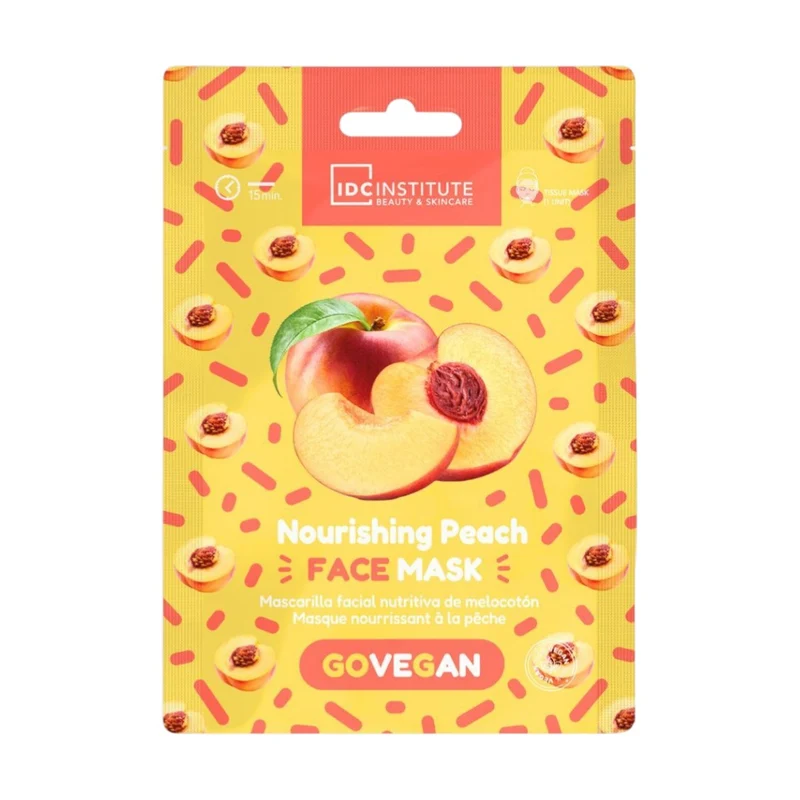 IDC Institute Beauty e Skincare Face Mask Tessuto Peach Nourishing