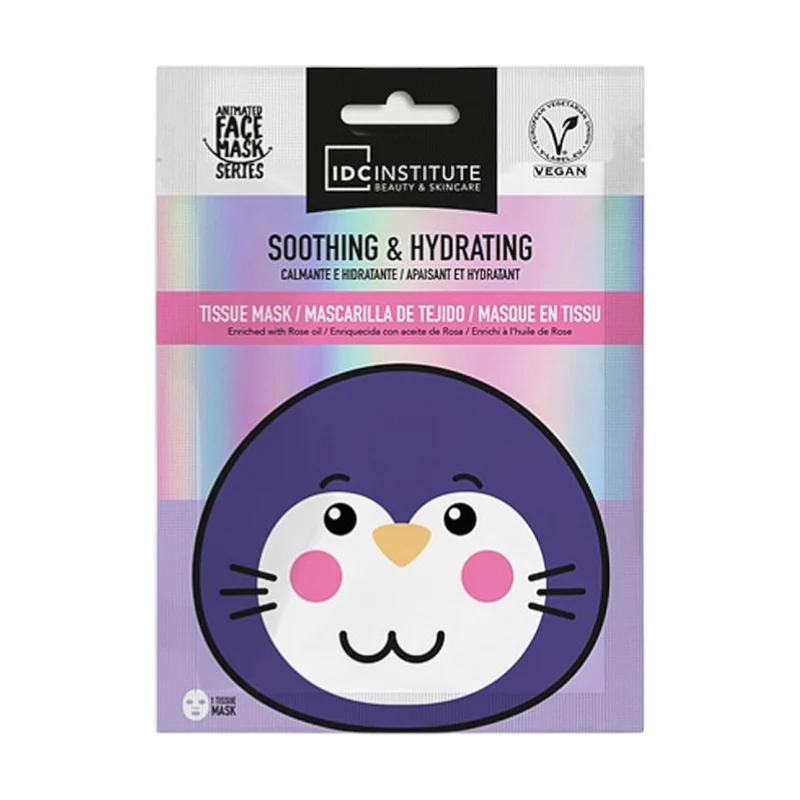 IDC Institute Beauty e Skincare Face Mask Tessuto Calmante e Idratante