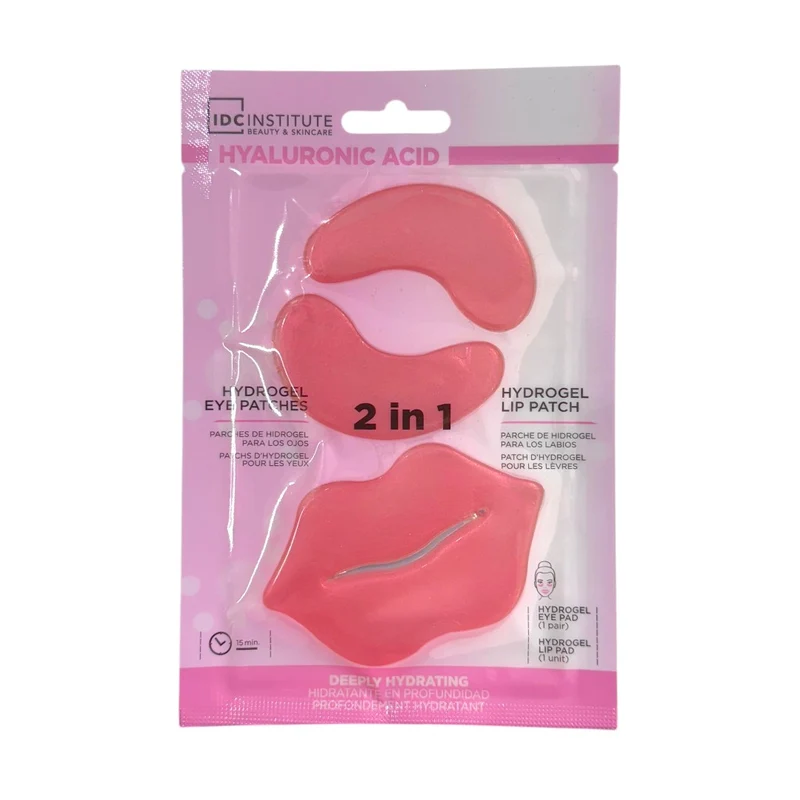 IDC Institute Beauty e Skincare Eyepatch Hydrogel e Lip Patch Hydrogel Acido Ialuronico