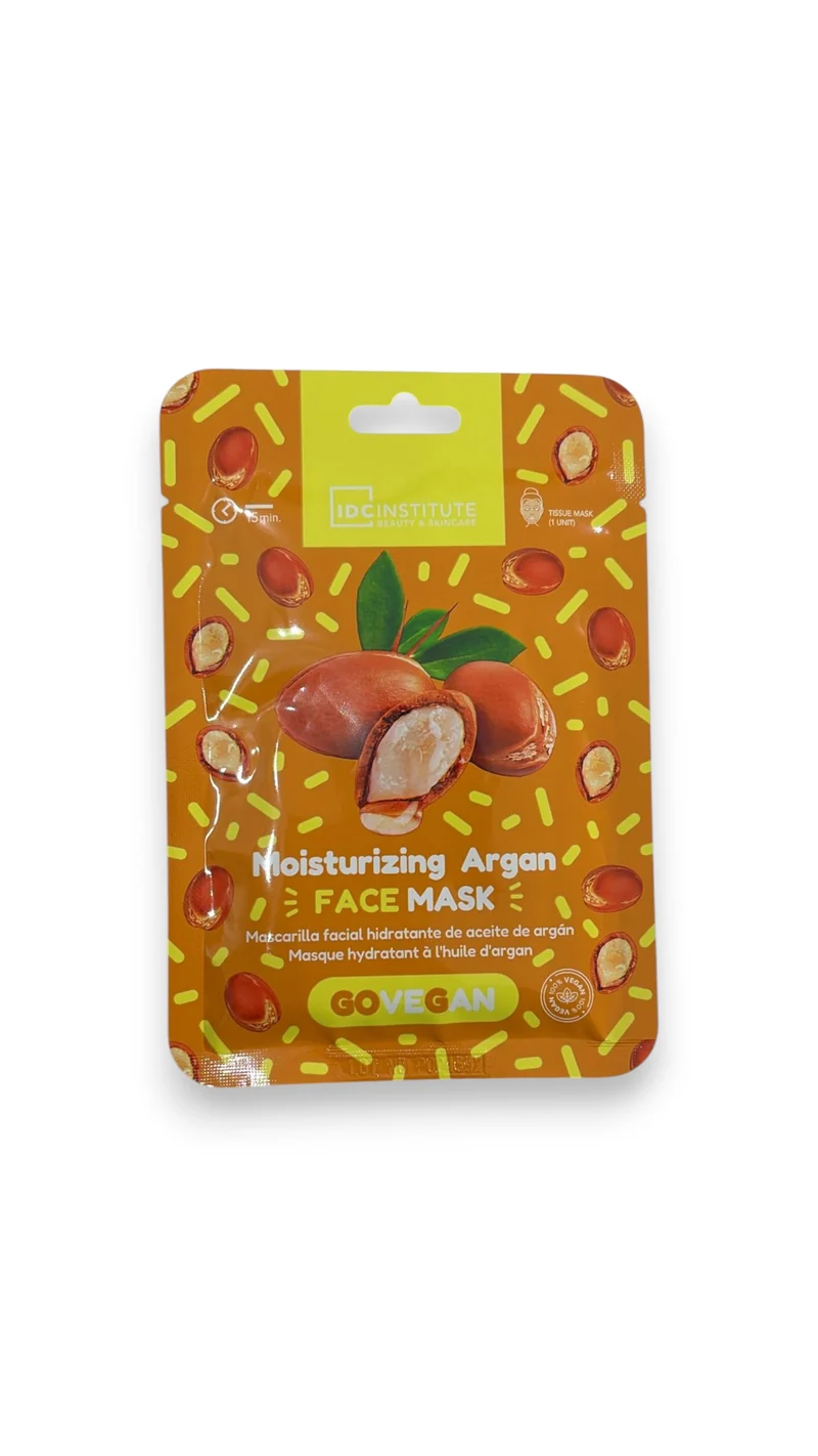 IDC Institute Beauty&Skincare maschera in tessuto all'argan