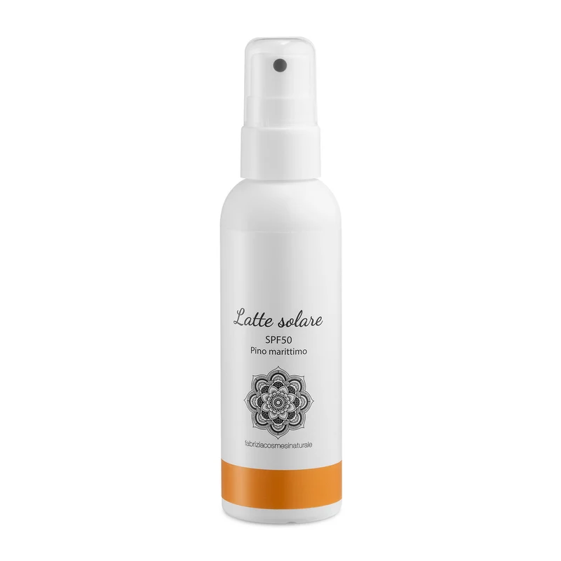 Latte solare SPF50 con Pino marittimo