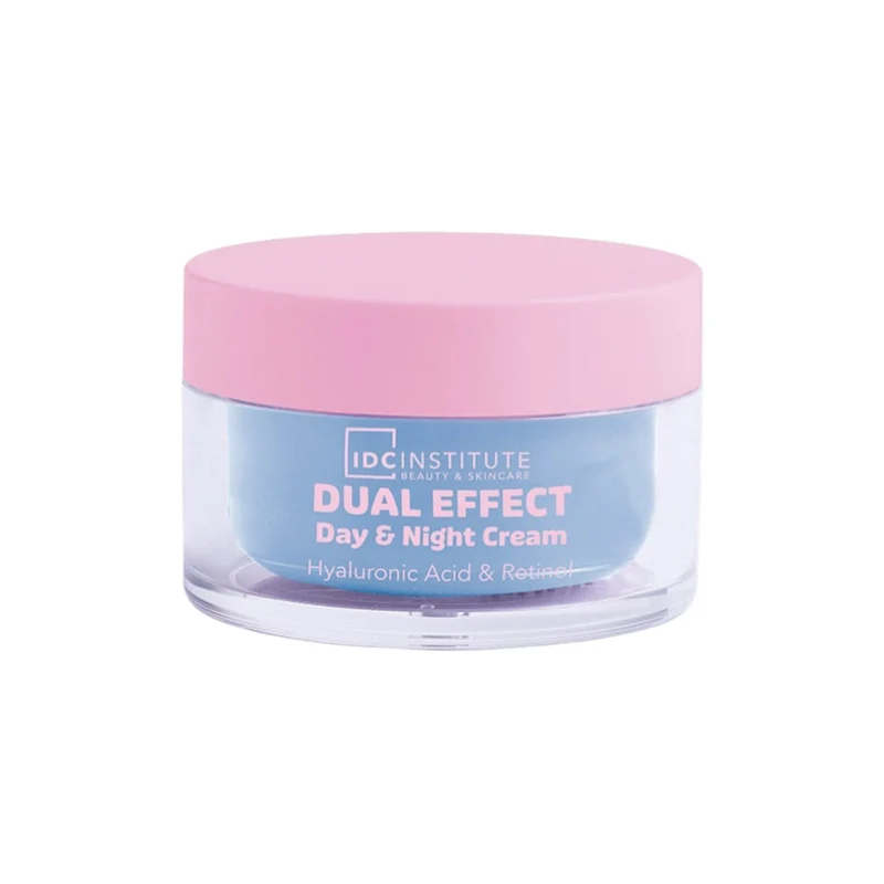 IDC Institute Beauty e Skincare Crema Viso Dual Effect Giorno/Notte Idratazione Intensa con Acido Ialuronico e Retinolo 50ml