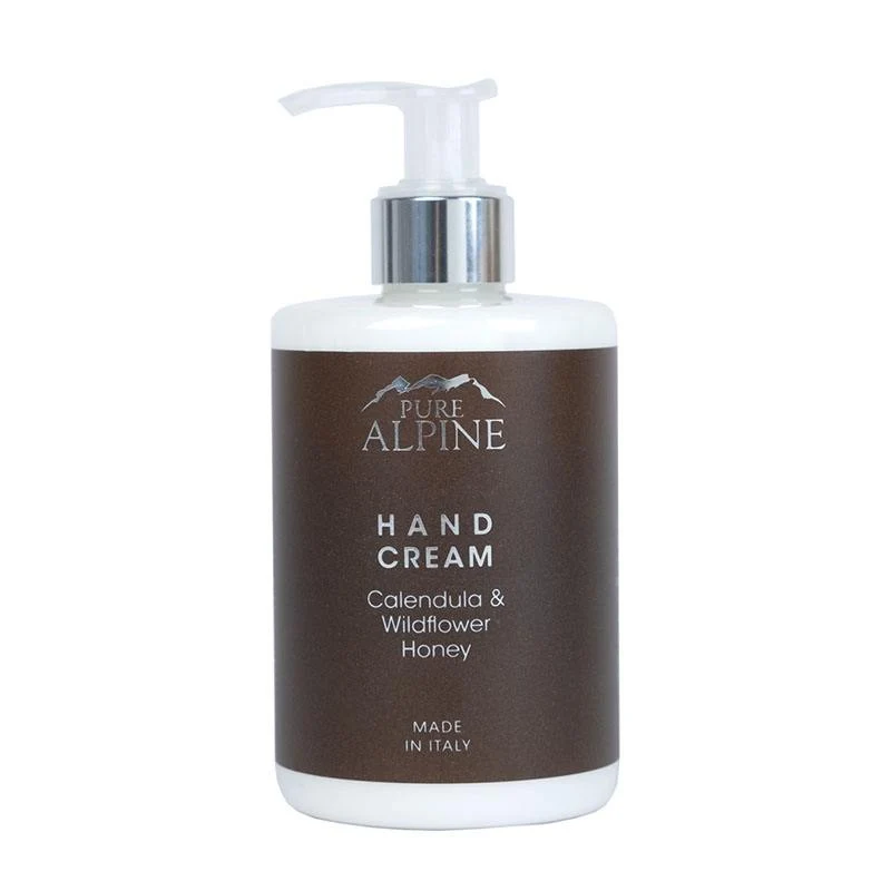 Dispenser ricaricabile Crema Mani 300 ml, Fieno Montano Deluxe - Pure Alpine