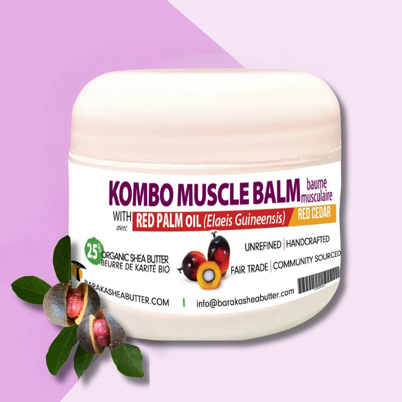 Kombo Butter Muscle Balm with Red Palm