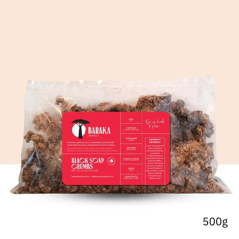 Black Soap Base (Crumbs)