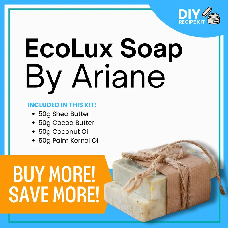 Ariane's EcoLux DIY Soap Kit — Shea, Cocoa & Coconut