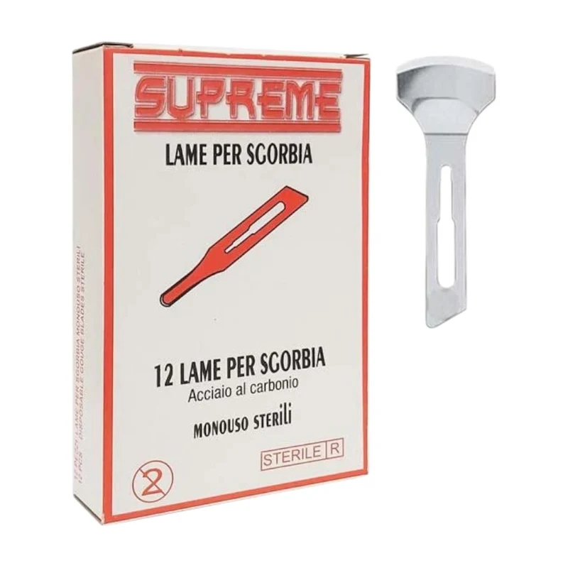 Supreme lame sgorbia acciao al carbonio n°18