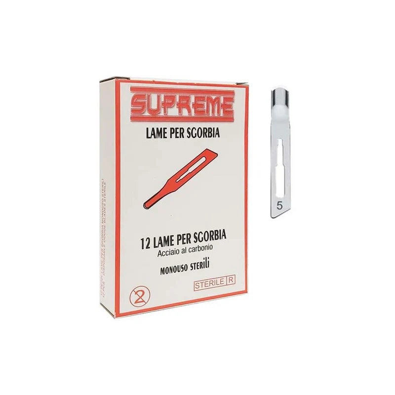 Supreme lame sgorbia acciaio al carbonio n°5
