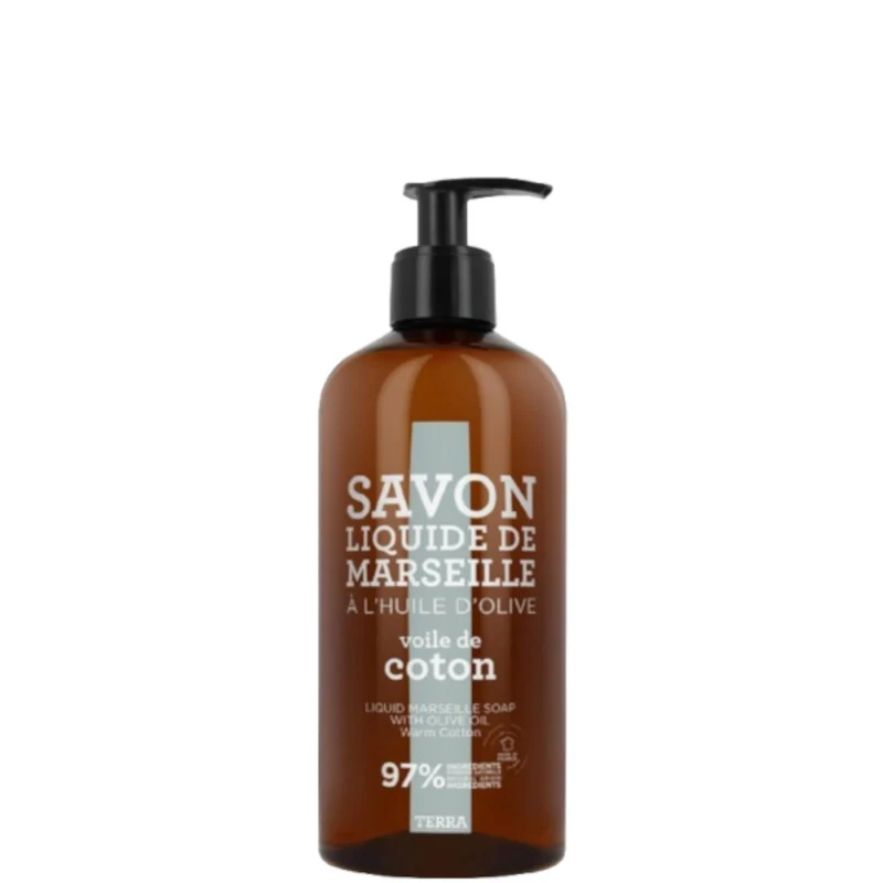TERRA - Voile de Coton Savon Liquide de Marseille 500 ML