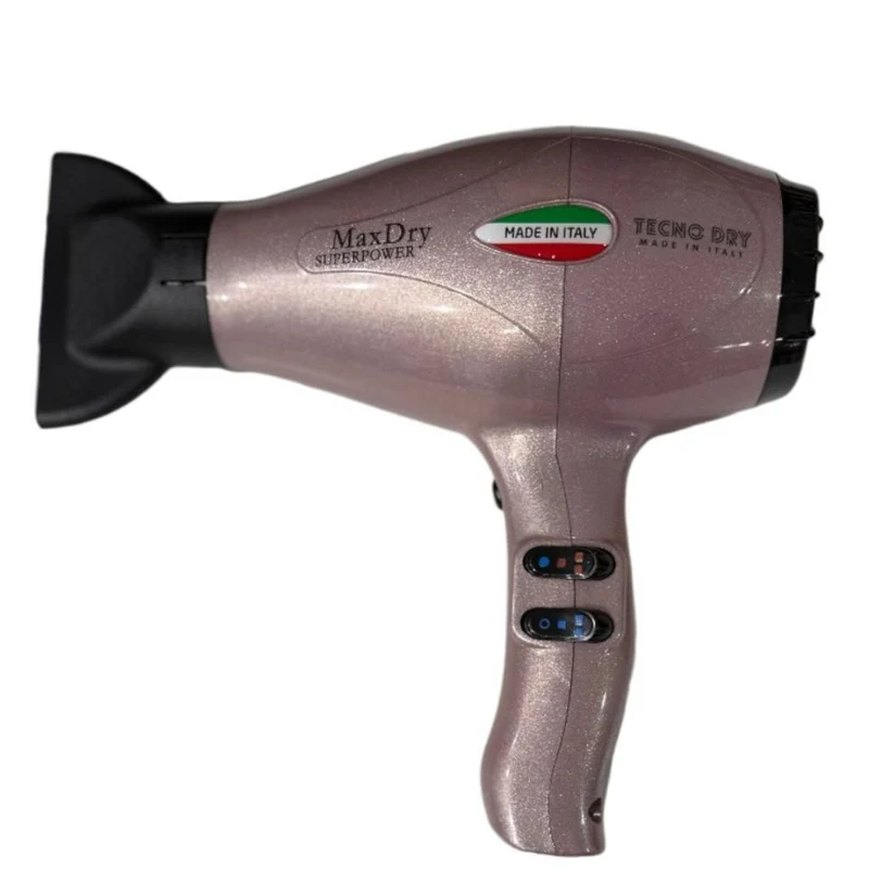 Tecno Dry Made in Italy Maxdry Super Power - Powerful AC Motor Rosa