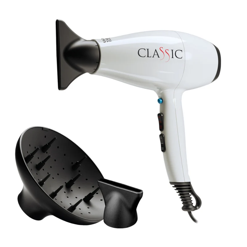Ga.Ma Salon Exclusive Phon Cermic Classic 2200 Watt Motore AC - Bianco