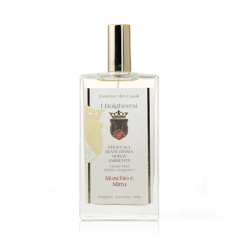 Profuma biancheria spray ambiente Muschio e mirra