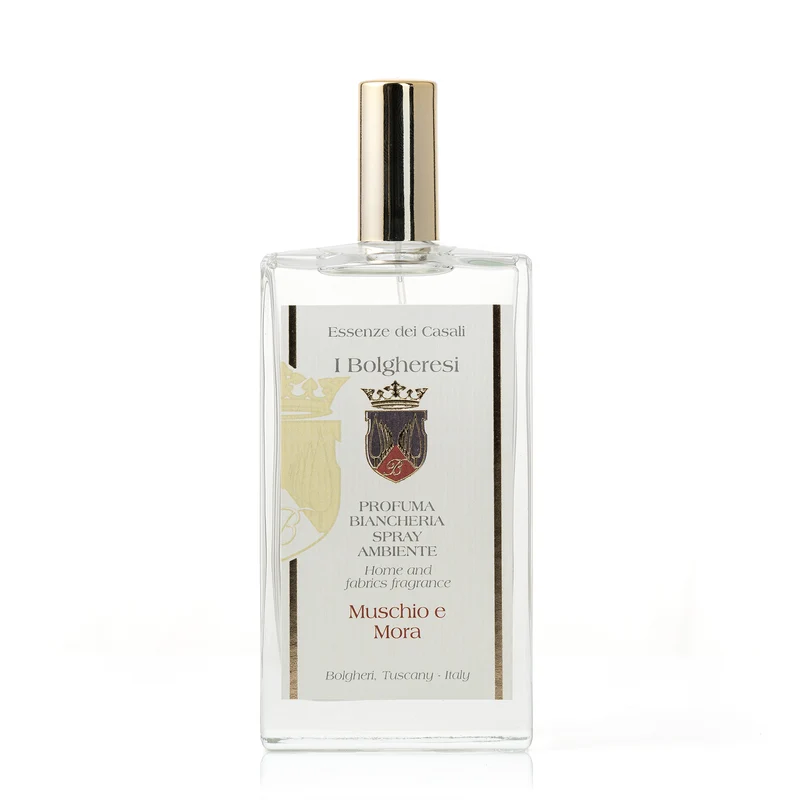Profuma biancheria spray ambiente Muschio e mora
