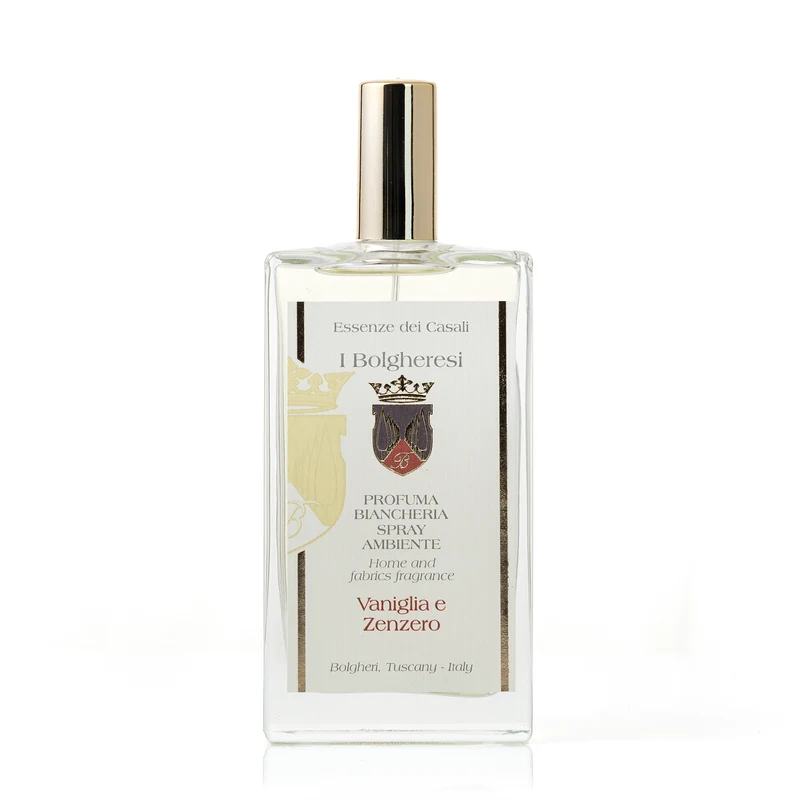 Profuma biancheria spray ambiente Vaniglia e zenzero
