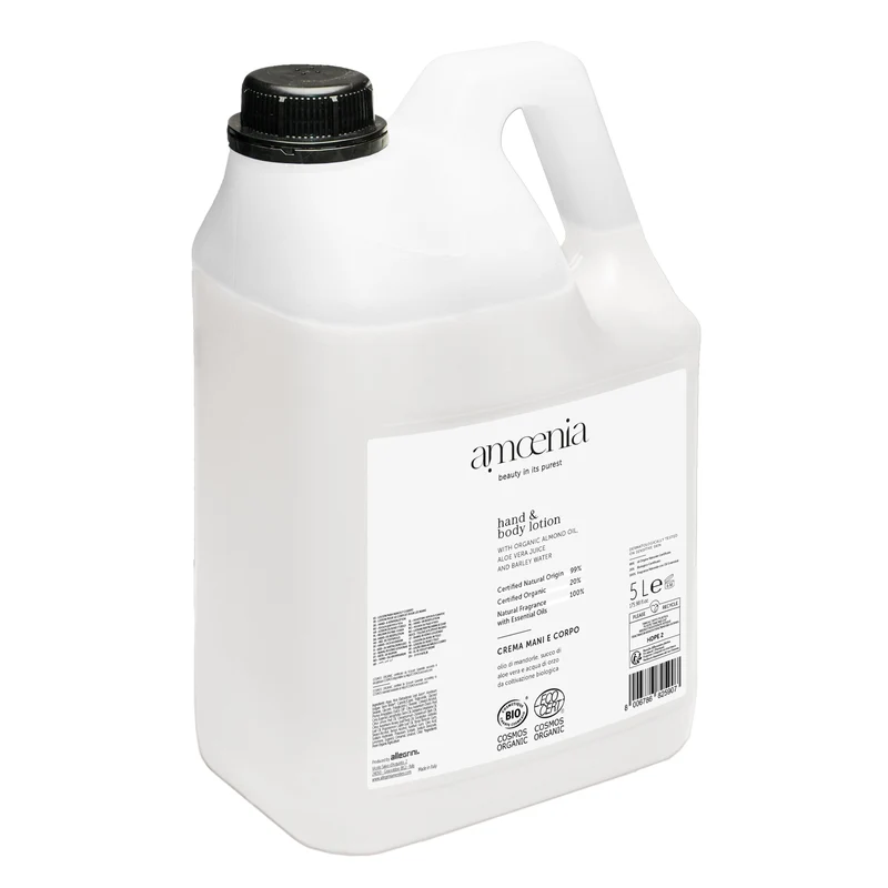 Crema Mani e Corpo, tanica 5 L per dispenser - Amoenia Cosmos