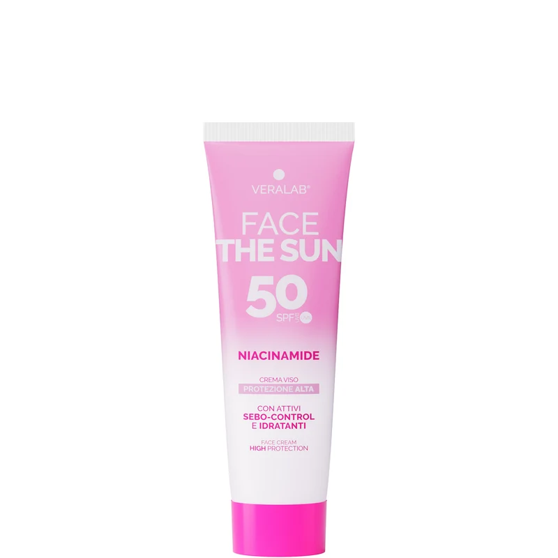 Veralab Face the Sun Niacinamide Crema Viso SPF50