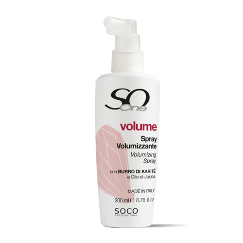 Soco Volume Spray Volumizzante Olio di Jojoba e Burro di Karitè 200ml