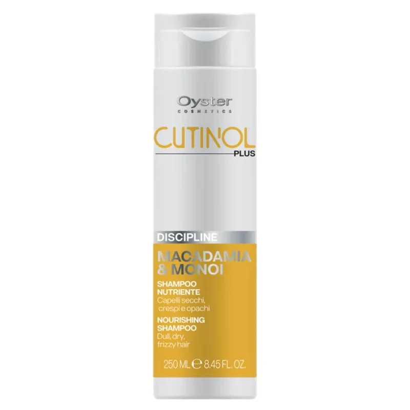Oyster Cosmetics Cutinol Shampoo Disciplinante Capelli Crespi, Indisciplinati e Ribelli 250ml