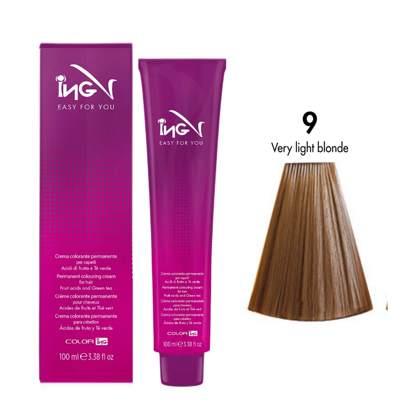 Ing Easy For You Crema Colorante Permanente 9.0 Biondo Chiarissimo 100ml