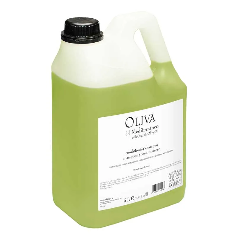 Shampoo e Balsamo, tanica 5 L per dispenser - Oliva del Mediterraneo