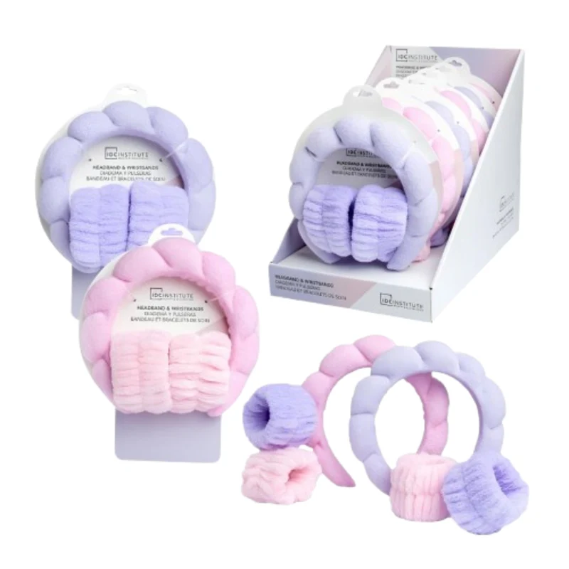 IDC Institute Beauty e Accessories Fascia Per Capelli e Polsiere