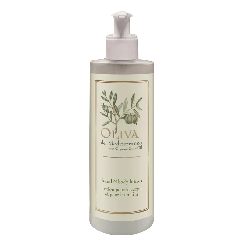 Dispenser ricaricabile crema mani e corpo, real 400 ml - Oliva del Mediterraneo