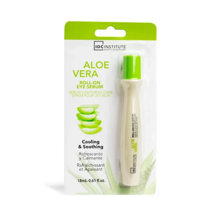 IDC Institute Beauty e Skincare Siero Contorno Occhi Roll-On Rinfrescante e Calmante Aloe Vera