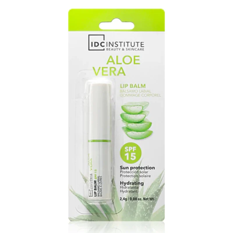 IDC Institute Beauty e Skincare Balsamo Labbra Aloe Vera SPF15