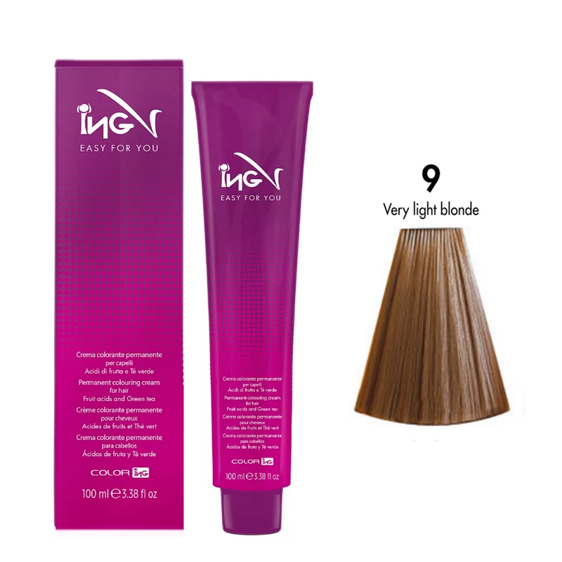 Ing Easy For You Crema Colorante Permanente 9.0 Biondo Chiarissimo 100ml