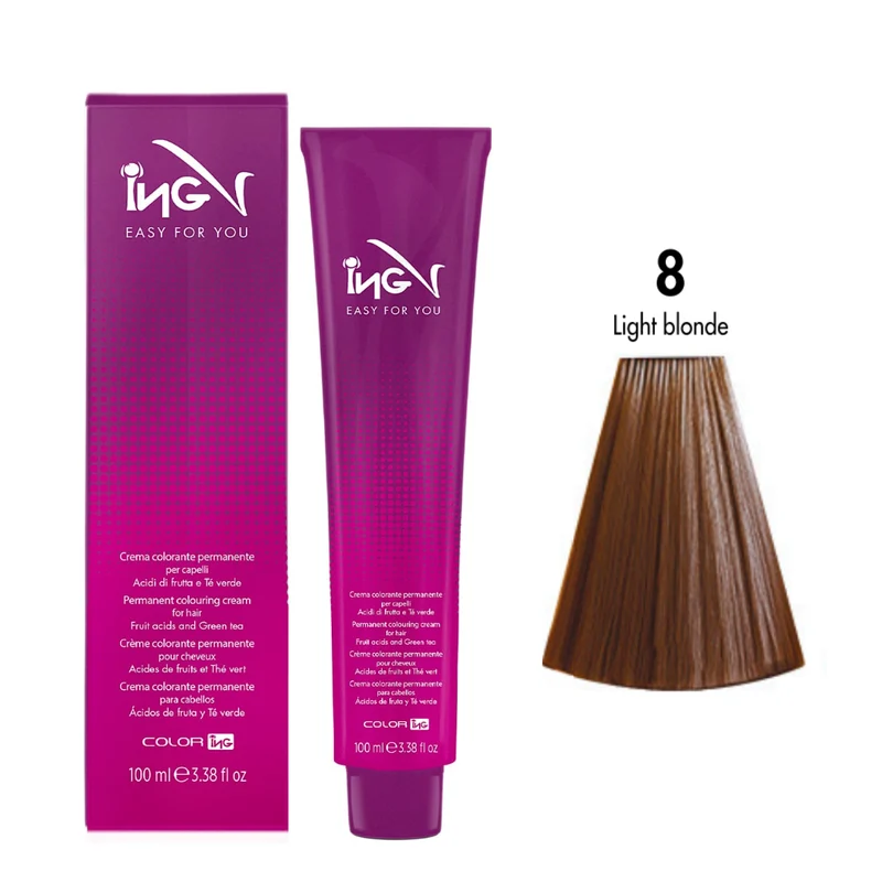 Ing Easy For You Crema Colorante Permanente 8.0 Biondo Chiaro 100ml