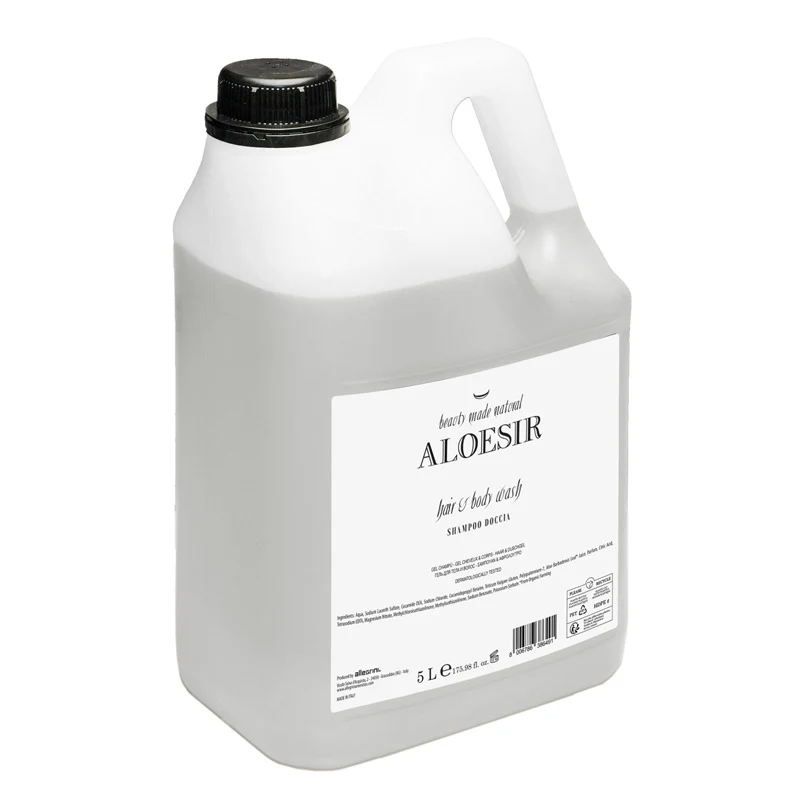 Bagnodoccia e shampoo, tanica 5 L per dispenser - Aloesir