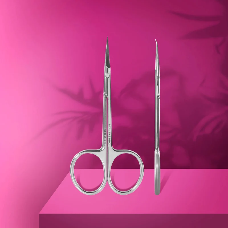 Staleks Pro Expert 51/3 Forbici Professionali Per Cuticole Con Gancio