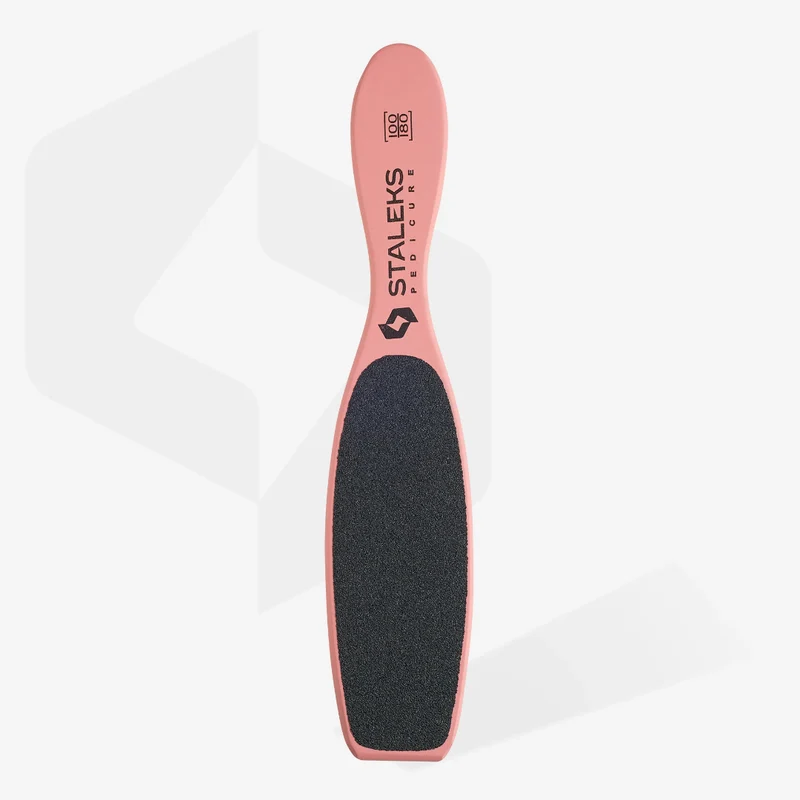 Staleks Pro Beauty & Care 20/3 Wooden Pedicure Foot File Grit 100/180