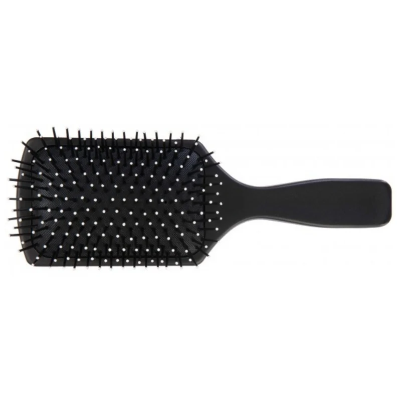 Mp Hair Spazzola Piatta Plastica Nera