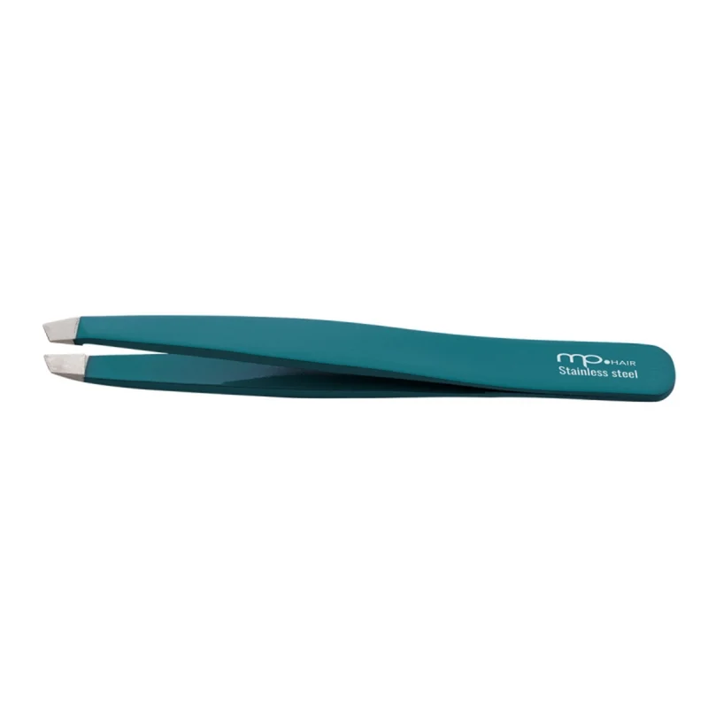 Mp Hair Pinza Per Sopracciglia Obliqua Verde