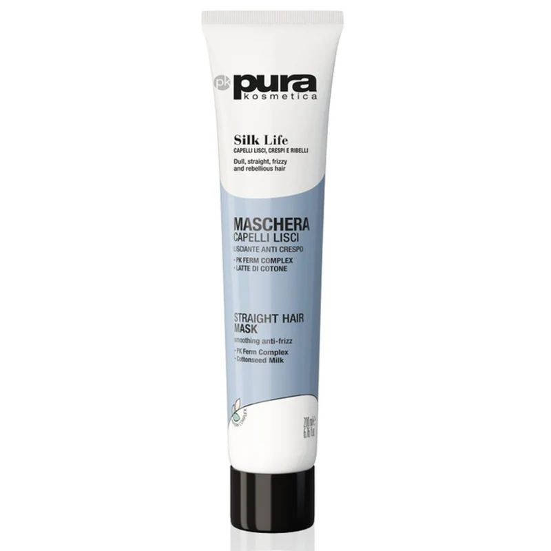 Pura Kosmetica Silk Life Maschera Capelli Lisci 200ml