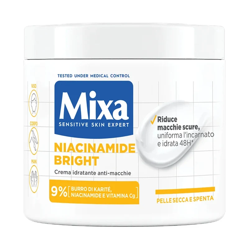 Mixa Sensitive Skin Expert Niacinamide Bright Crema Idratante Anti-macchie 400ml