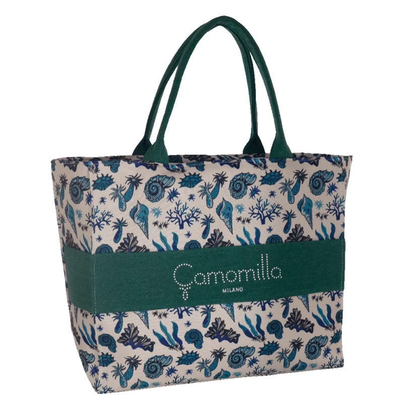 Camomilla Milano Borsa Mare M Conchiglia Verde