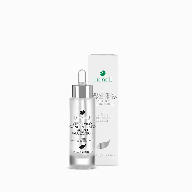 Bionell Linea Suprema Siero Viso Concentrato Acido Ialuronico e Vitamina C 30ml