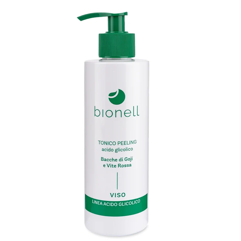 Bionell Linea Acido Glicolico Tonico Peeling Acido Glicolico - Bacche di Gogji e Vite Rossa 300ml