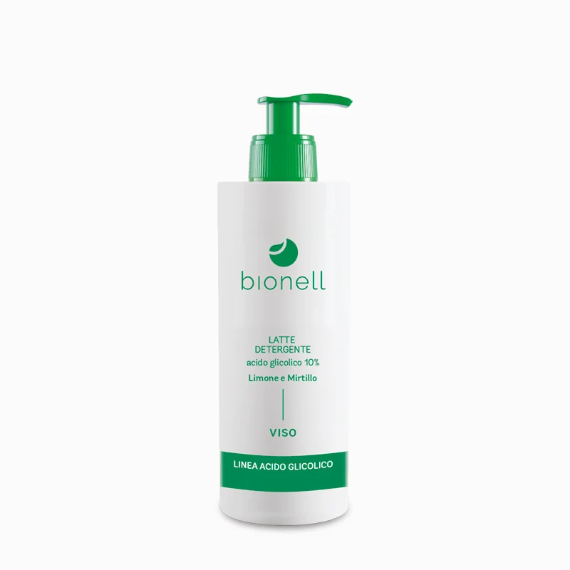 Bionell Linea Acido Glicolico Latte Detergente Acido Glicolico 10% - Limone e Mirtillo 300ml