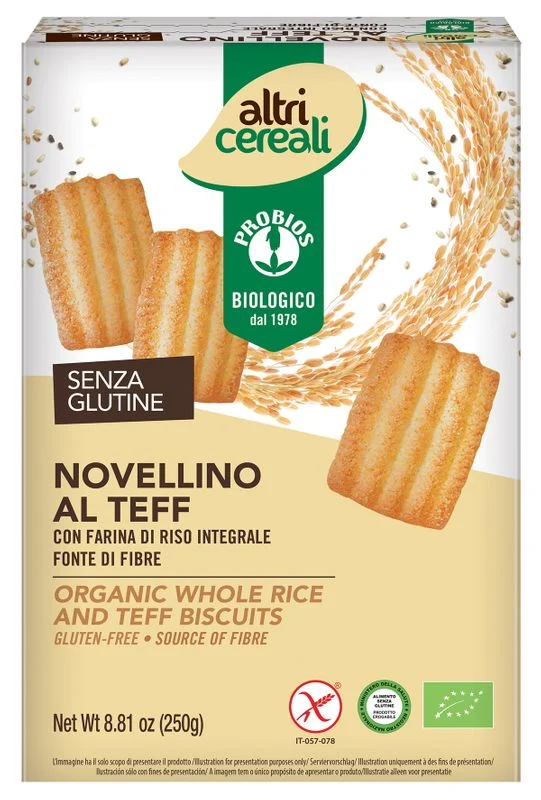 Probios Altricereali Novellino al Teff con riso integrale senza glutine 250g