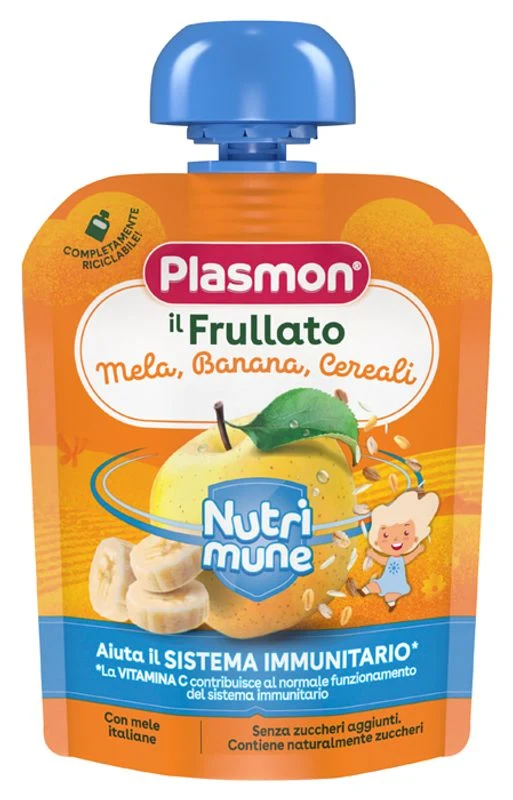 Plasmon Nutri-Mune Il Frullato gusto mela banana e cereali 85g