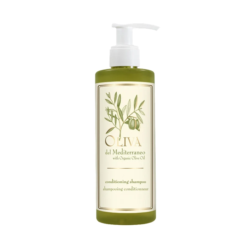Dispenser ricaricabile Shampoo e Balsamo, 300 ml - Oliva del Mediterraneo
