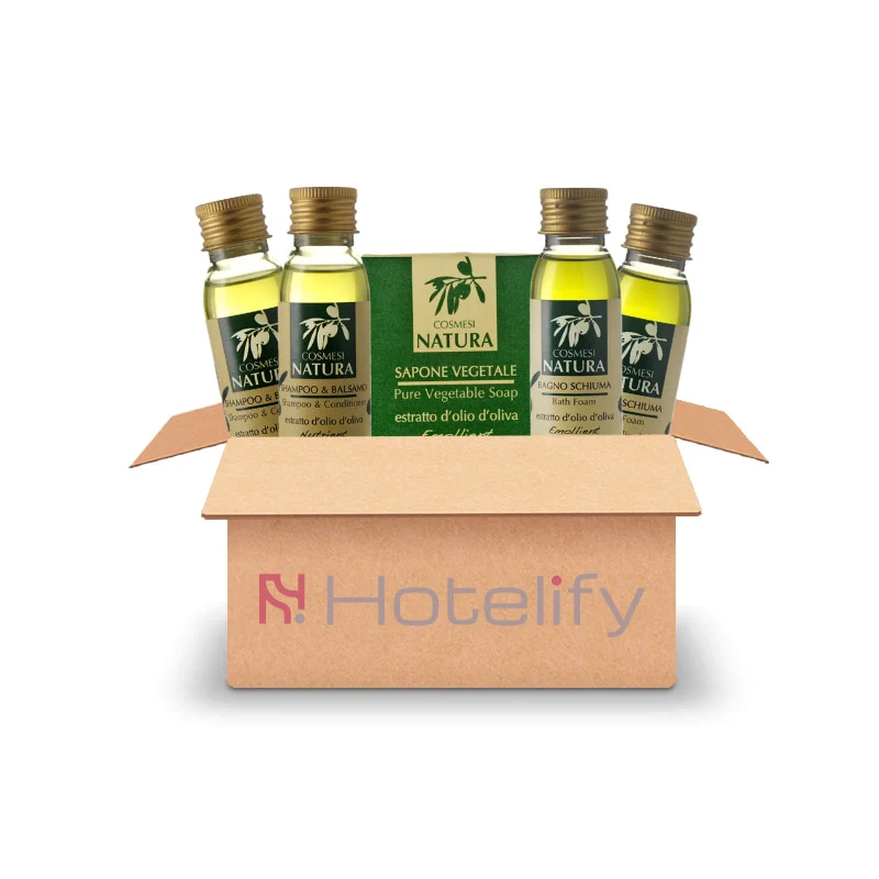 Mini Starter Kit Cosmesi Natura Olio d'Oliva - 150 pezzi