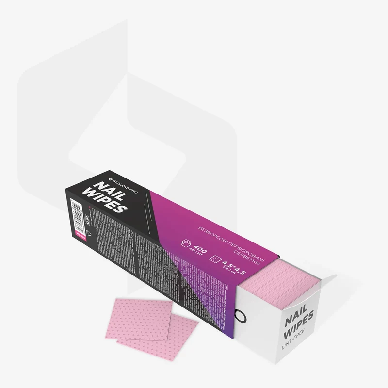 Staleks Pro Nail Wipes Salviette Perforate Senza Pelucchi