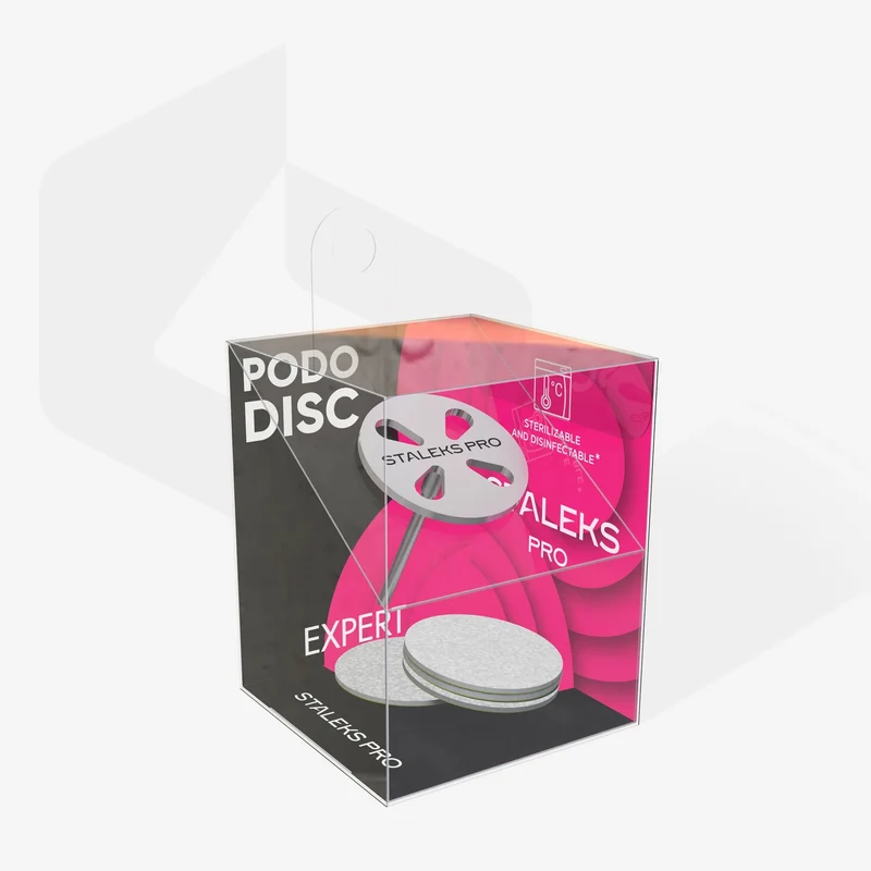 Staleks Pro Expert M Pododisc 20mm Disco per Pedicure Completo Di Lima Sostituibile (5pz) 180 Grit