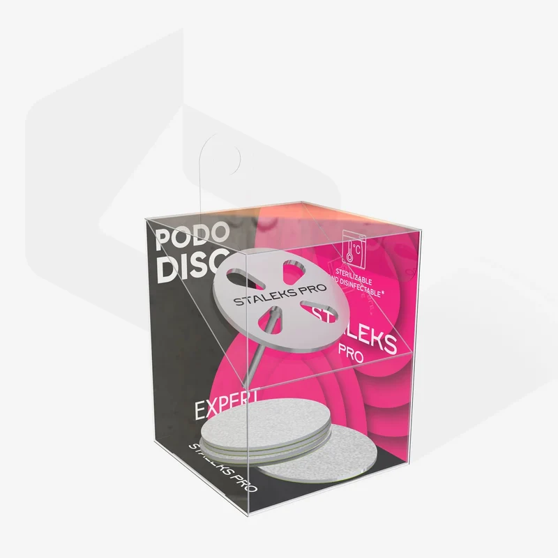 Staleks Pro Expert L Pododisc 10mm Disco Per Pedicure Completo Di Lima Sostituibile Grit 180 (5pz)